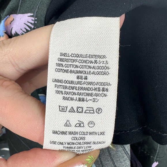 Free People Sunshine Of Your Love Midi Dress Bird Gray Women’s 8 Summer Tropical - Picture 9 of 15